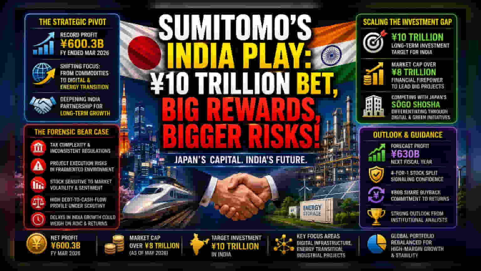 Sumitomo Targets India Growth Amid Record Profit Surge
