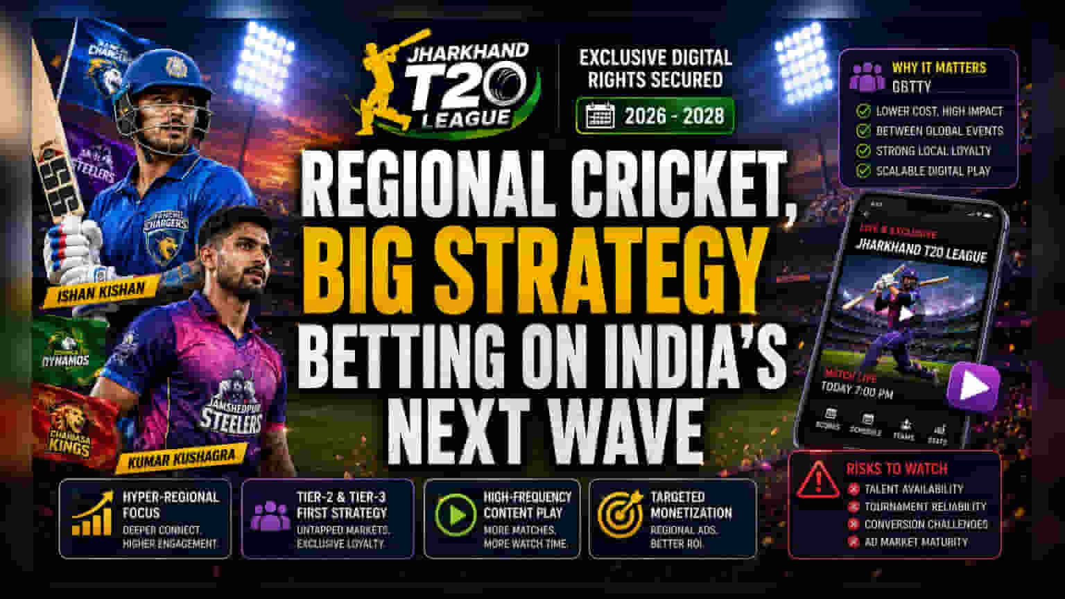 JioHotstar Expands Cricket Dominance with Jharkhand T20 Deal