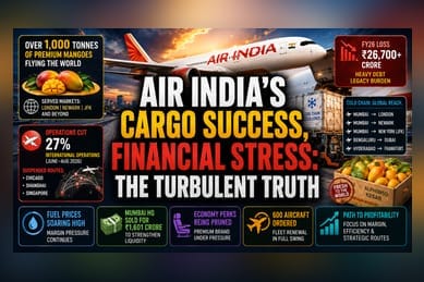 Air India’s Mango Cargo Surge Hits Turbulence Amid Fiscal Woes