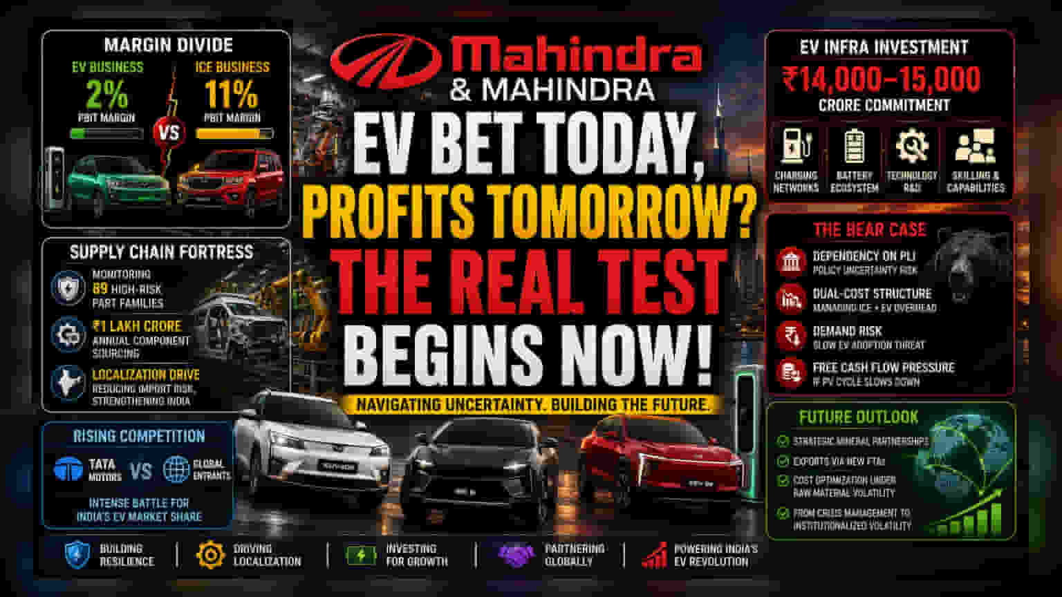 Mahindra EV Strategy: मार्जिनच्या लढाईत कंपनीचा मोठा बदल!