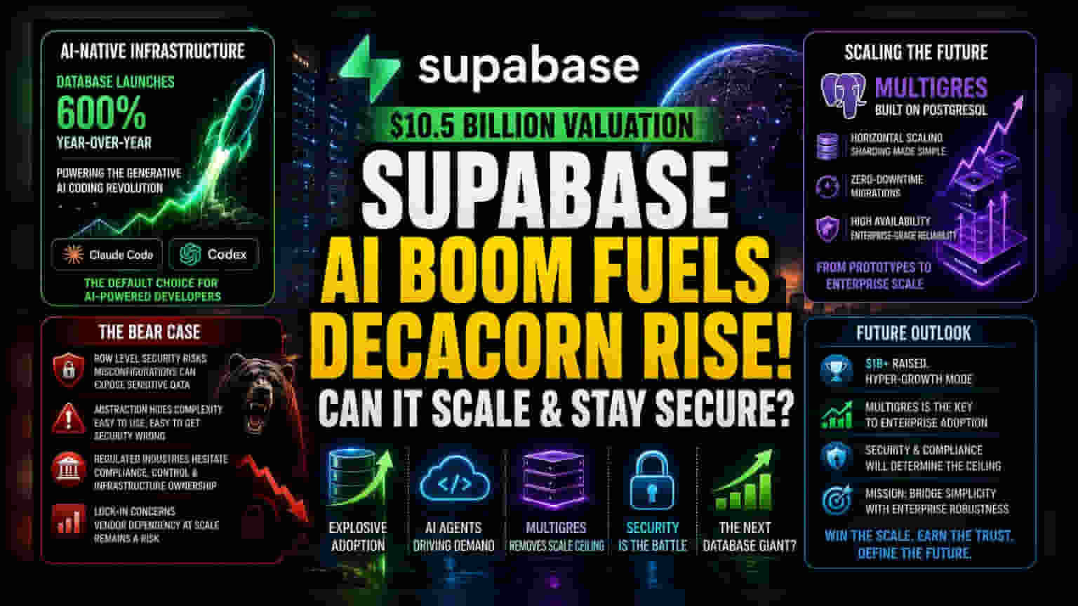 Supabase Hits $10.5B Valuation as AI Agents Supercharge Growth