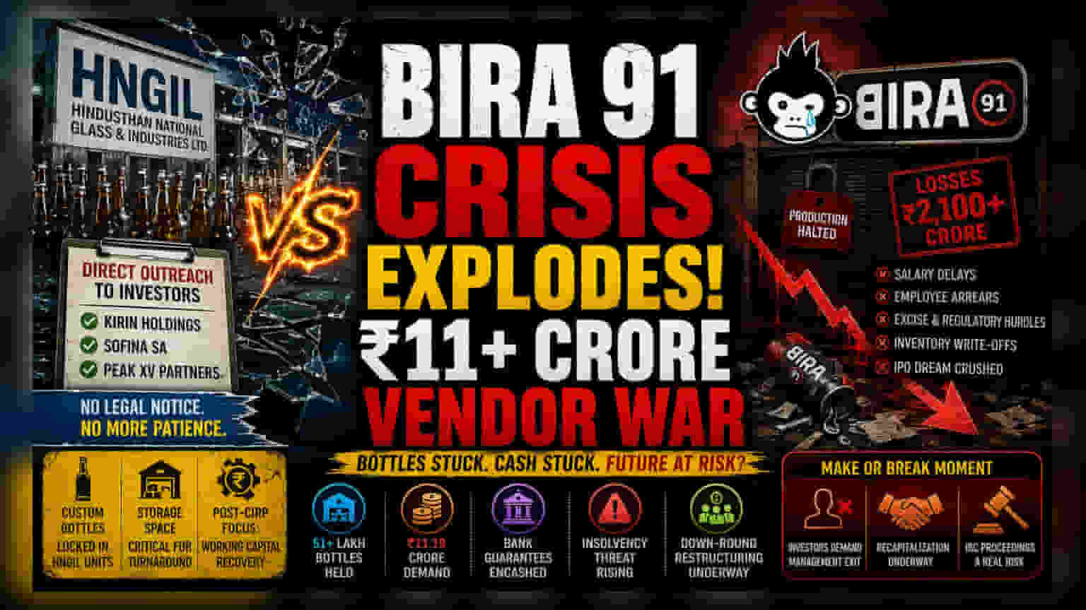 HNGIL Threatens Insolvency Action Against Struggling Bira 91