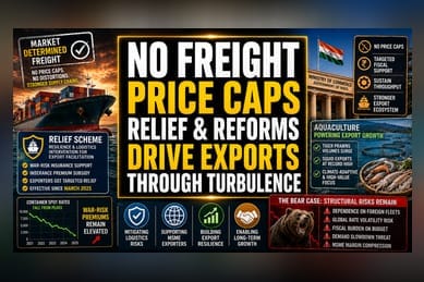Goyal Rejects Freight Price Caps: Exporter Relief Explained
