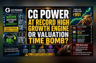 CG Power’s Rapid Expansion Masks Heavy Valuation Pressure