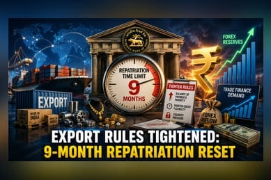 RBI Tightens Export Norms: Liquidity Squeeze for Indian Firms