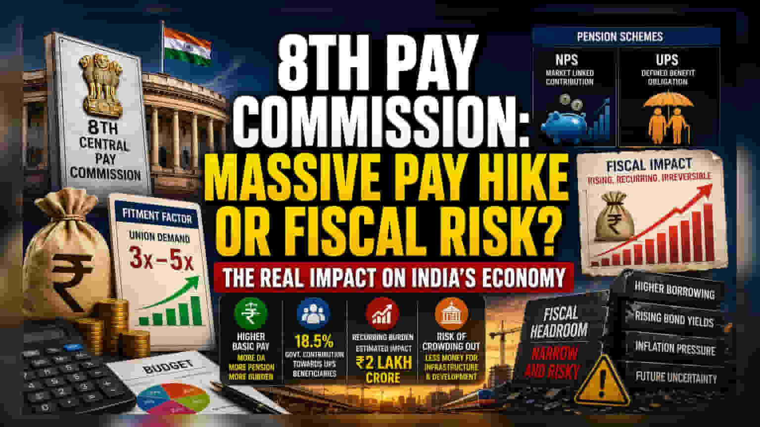 8th Pay Commission Fiscal Risk: The Rs 2 Trillion Challenge