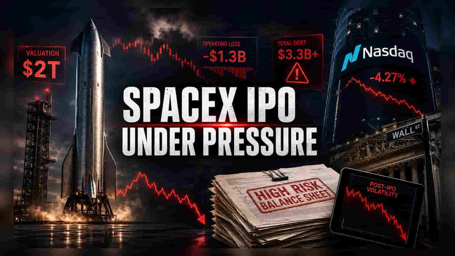 SpaceX IPO: Valuation Risks and Related-Party Debt Clouds Debut