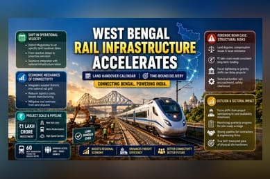 West Bengal Fast-Tracks ₹1 Lakh Crore Railway Infra Overhaul