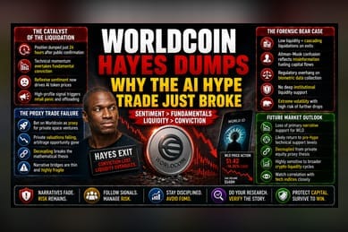 Arthur Hayes Dumps Worldcoin: The Trade That Cracked WLD