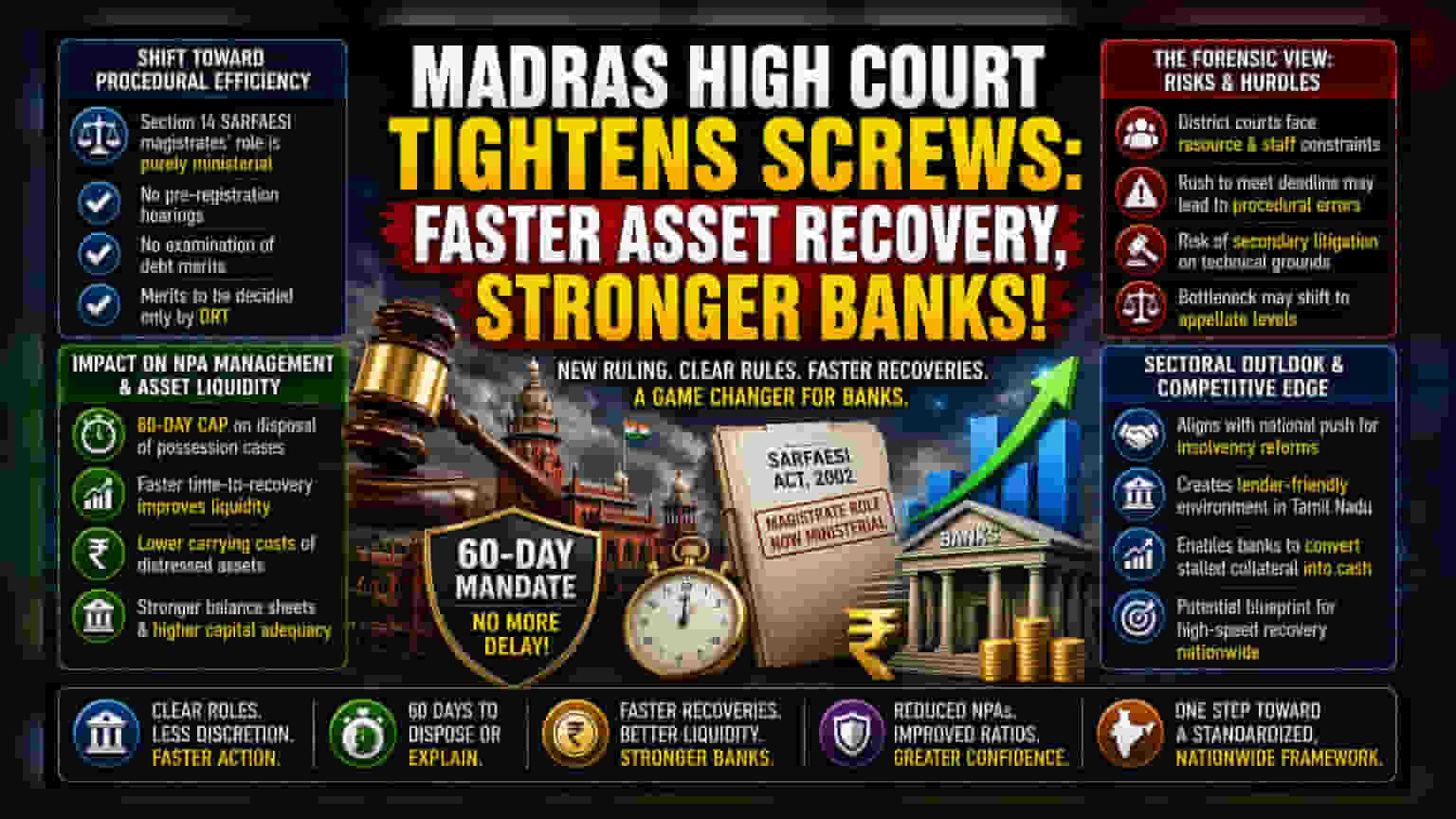 Madras HC SARFAESI Ruling: Bank Asset Recovery Gets Speed Boost