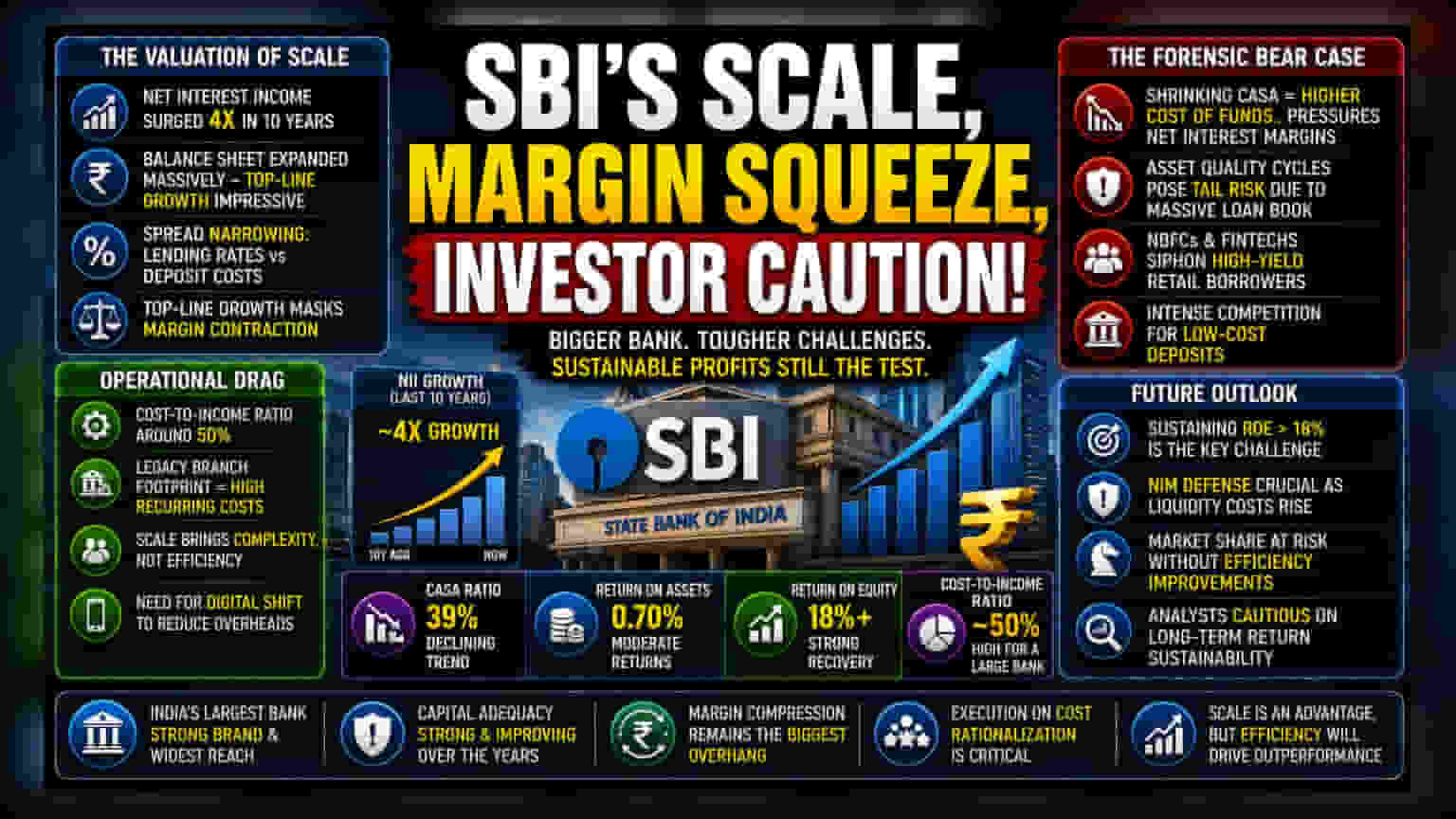 SBI Financial Analysis: Scale Gains vs. Structural Headwinds