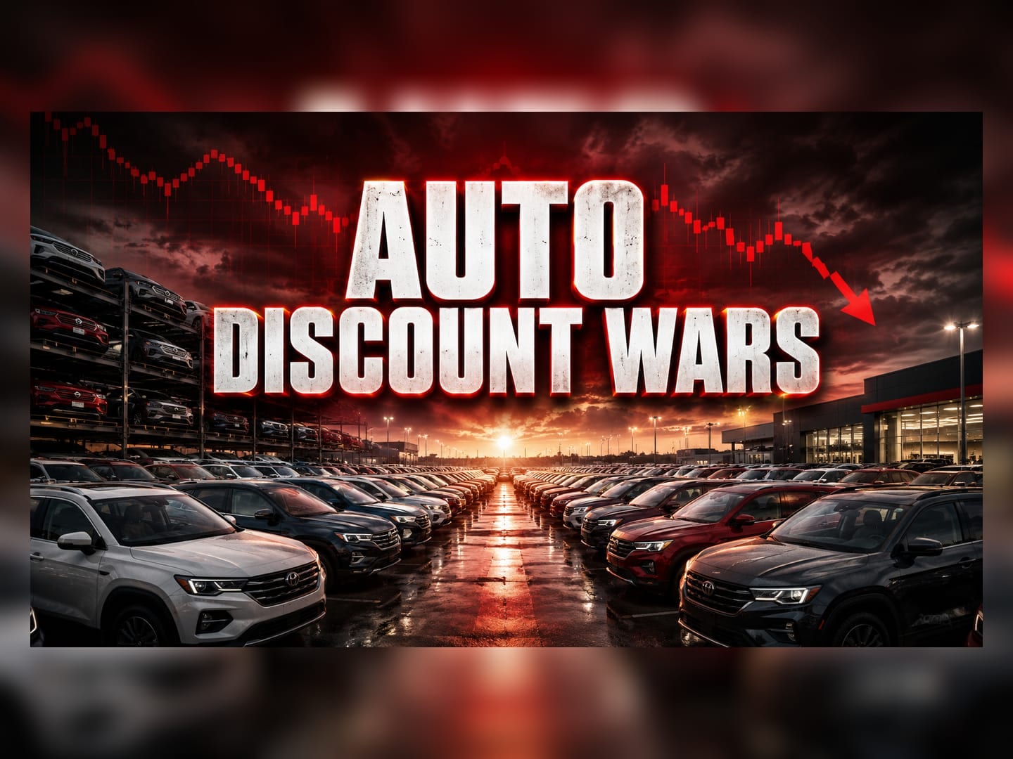 Auto June Discounts Signal Inventory Pile-Up Risks