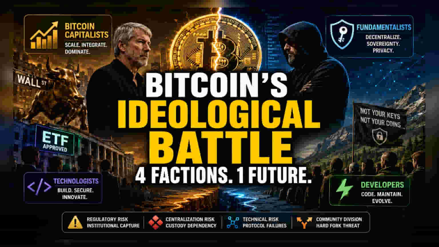 MicroStrategyના Saylor એ Bitcoin ના વૈચારિક સંઘર્ષનો નકશો દોર્યો