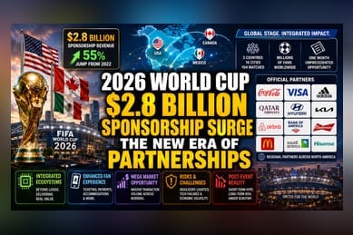FIFA 2026 Commercial Engine Ignites: $13B Revenue Forecast