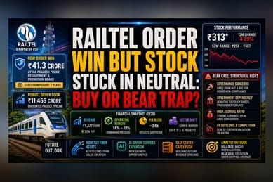 RailTel Secures UP Police Contract Amid Margin Headwinds
