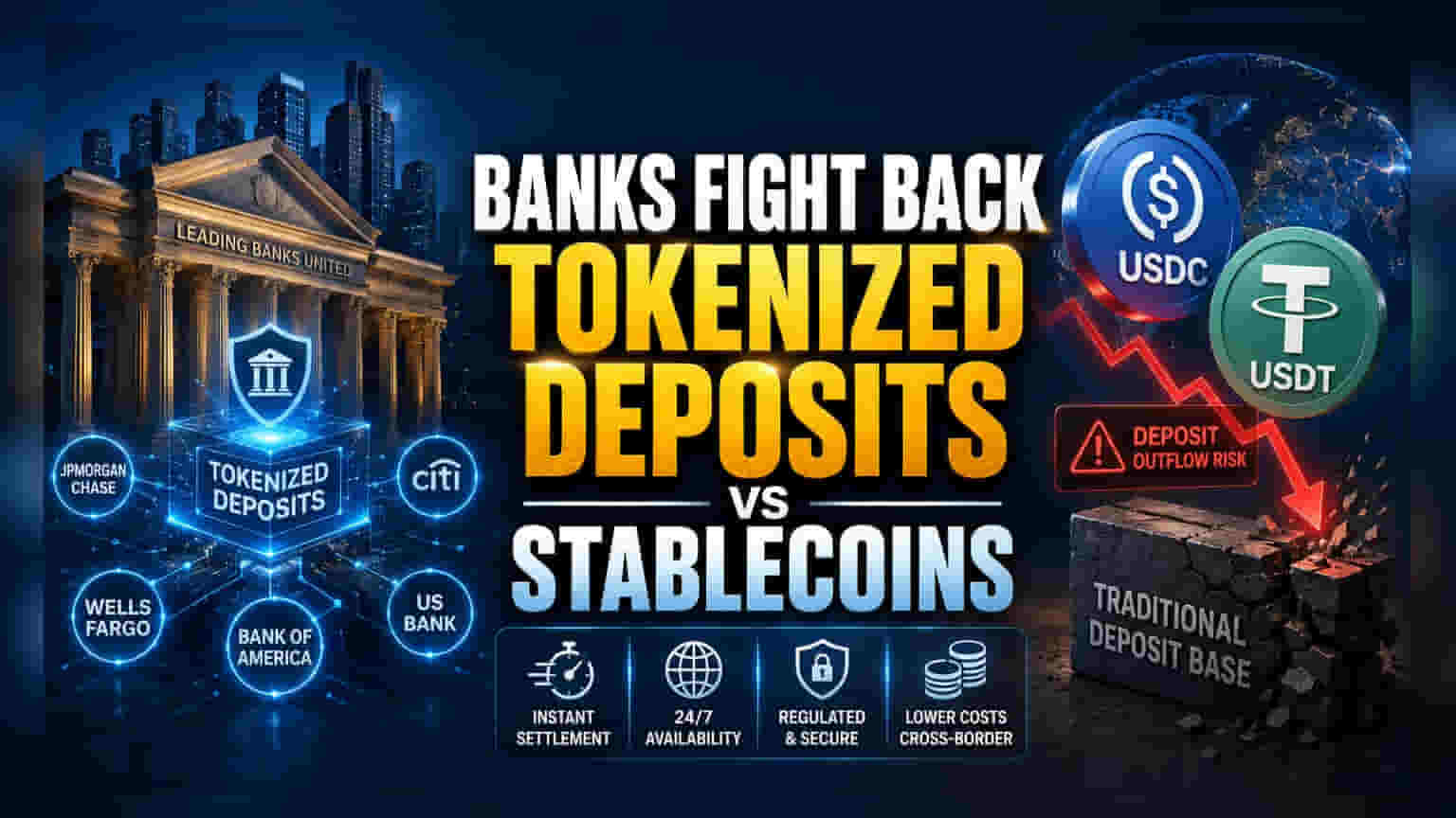 Big Banks Forge Private Ledger to Neutralize Stablecoin Threat