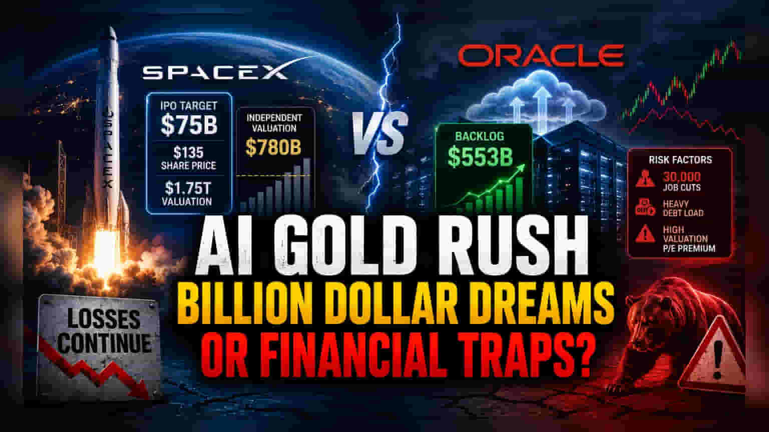 SpaceX IPO आणि Oracle Earnings: बाजाराची कसोटी