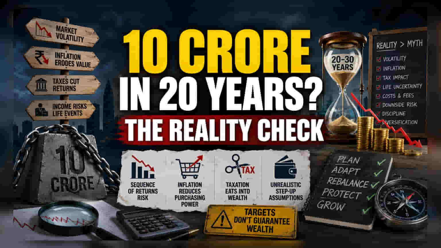 SIP मधून ₹10 कोटी जमा करण्याचा सोपा मार्ग? 12% रिटर्न पुरेसे नाहीत!