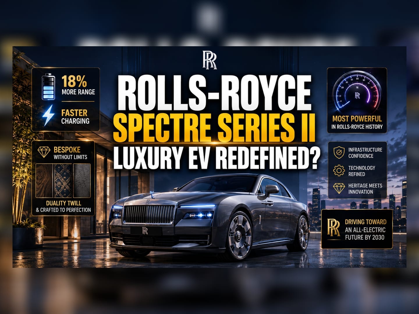 Rolls-Royce Spectre II: Luxury EV Pivot Hits Efficiency Limits