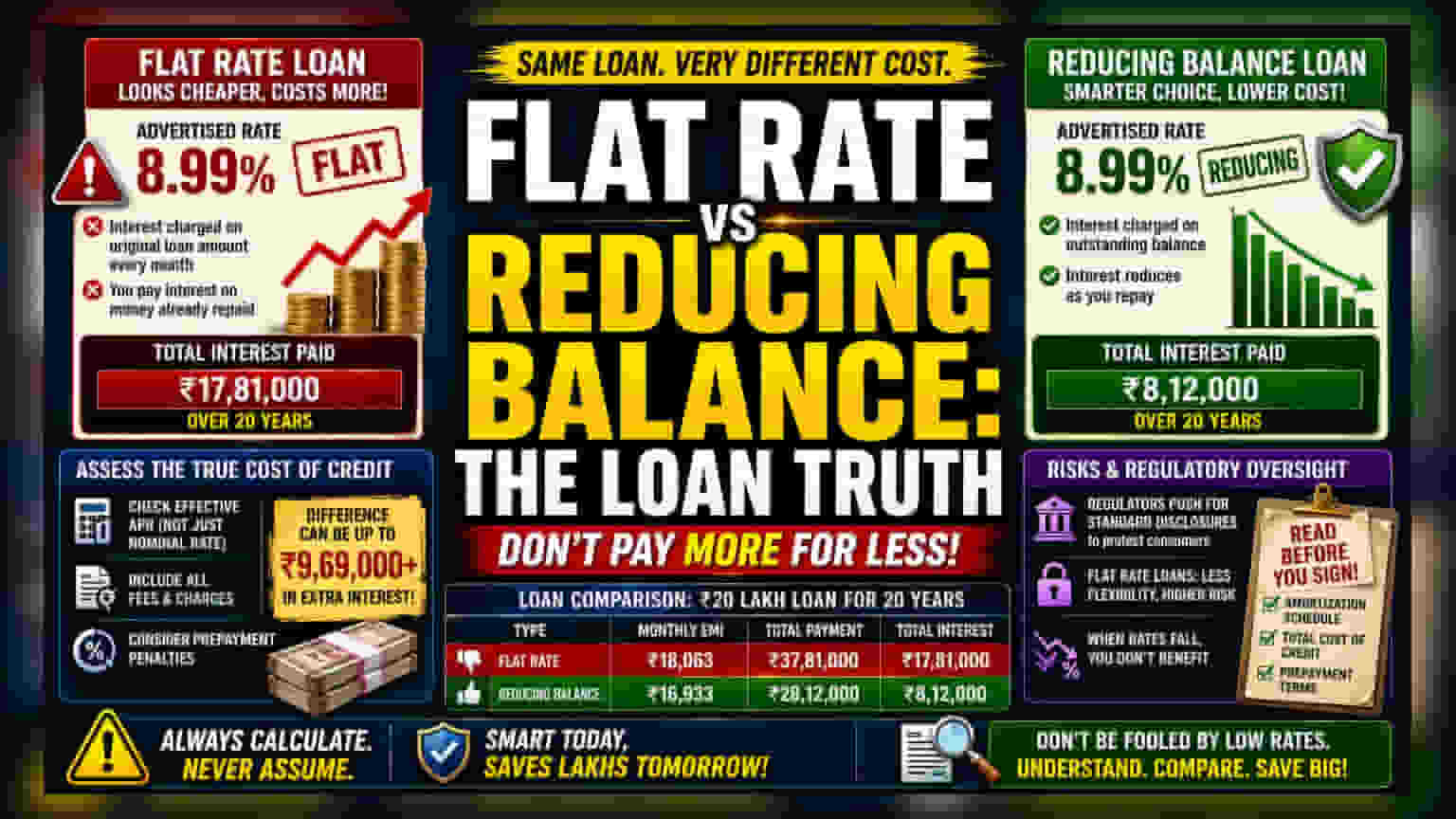 Home Loan Math: Why Flat Rates Can Mask True Borrowing Costs