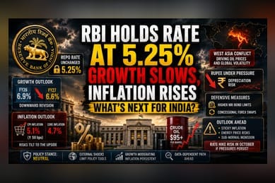 RBI Holds Rates as Growth Fears Outweigh Inflationary Heat