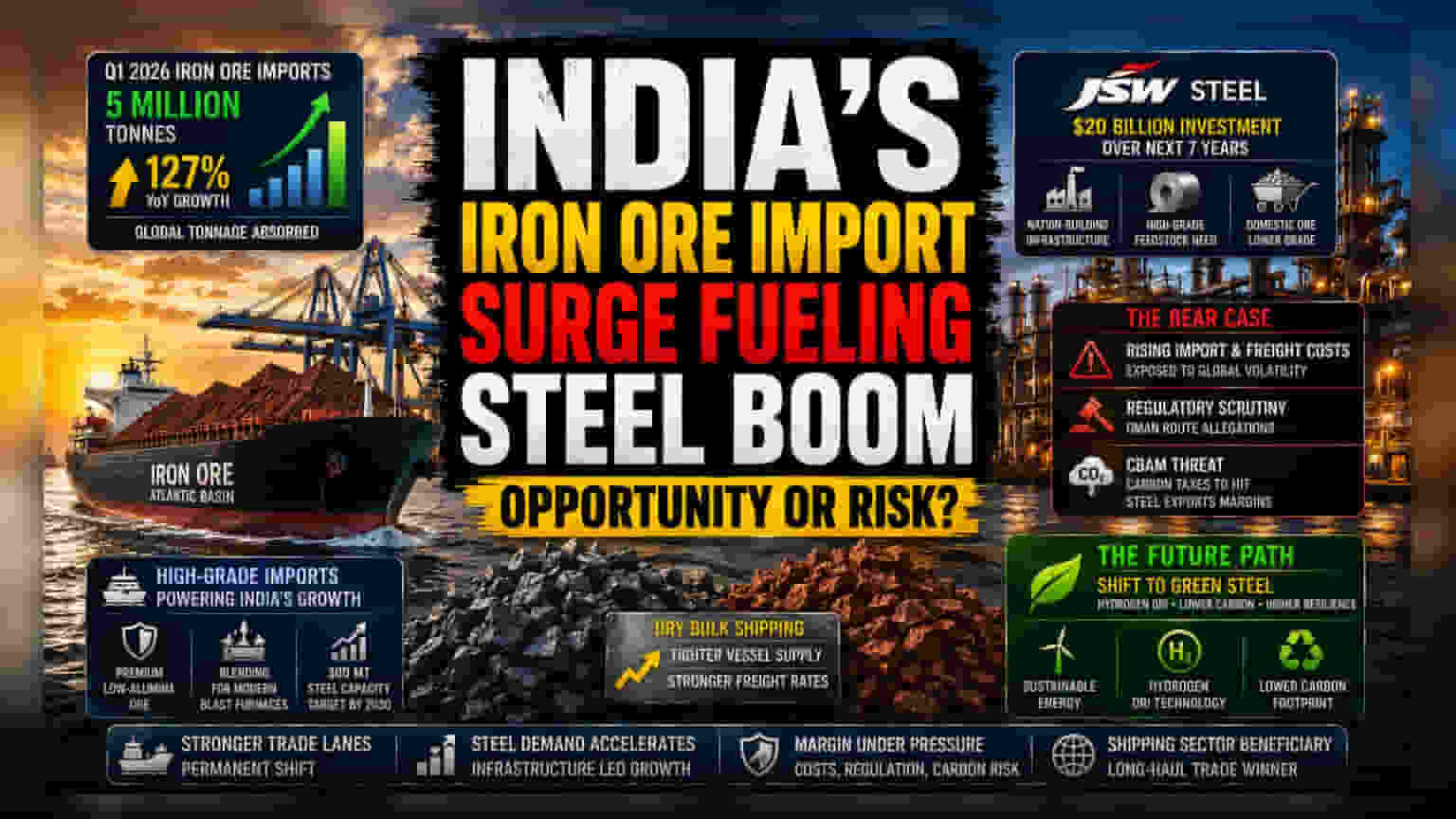 India Iron Ore Import Surge Disrupts Global Shipping Markets