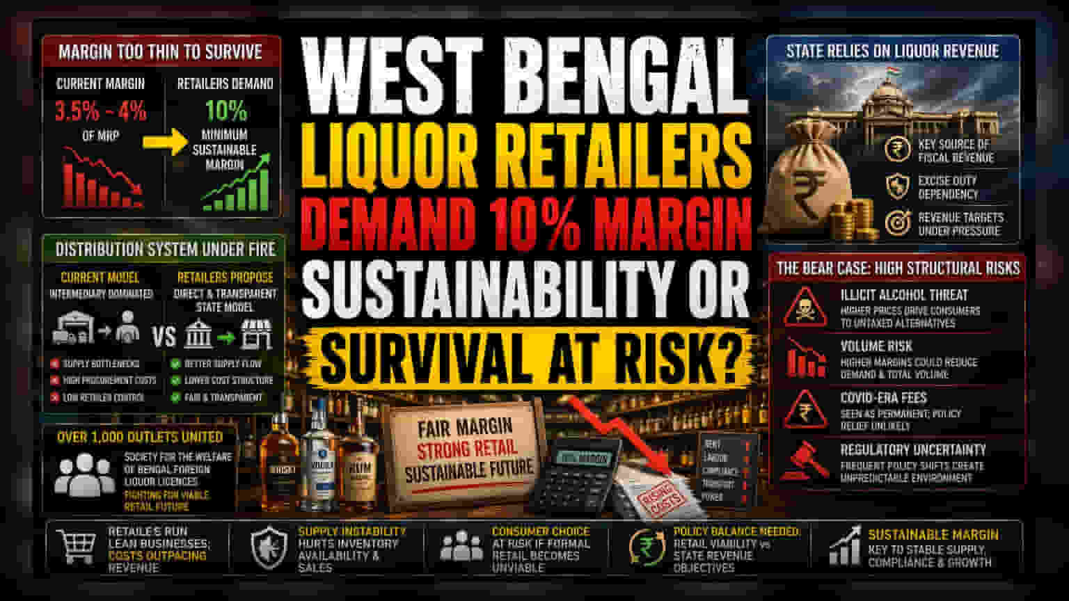 Bengal Liquor Retailers Challenge State Profit Margins