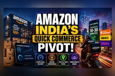 Amazon India Shifts Strategy to Chase Quick Commerce Growth