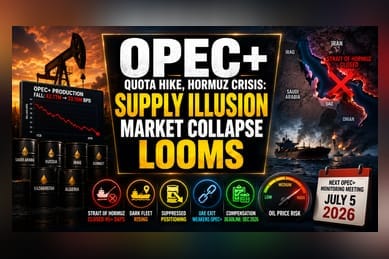 OPEC+ Lifts July Quotas, Ignoring Strait of Hormuz Crisis