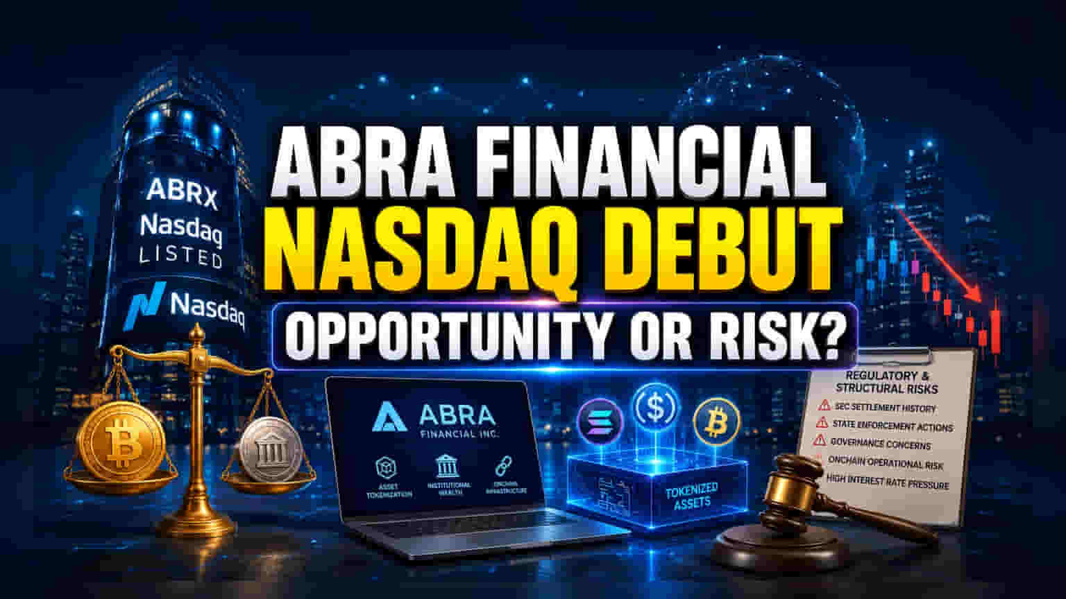 Abra चे Nasdaq SPAC लिस्टिंगचे नियोजन: मालमत्ता हस्तांतरणावर मोठे धोके