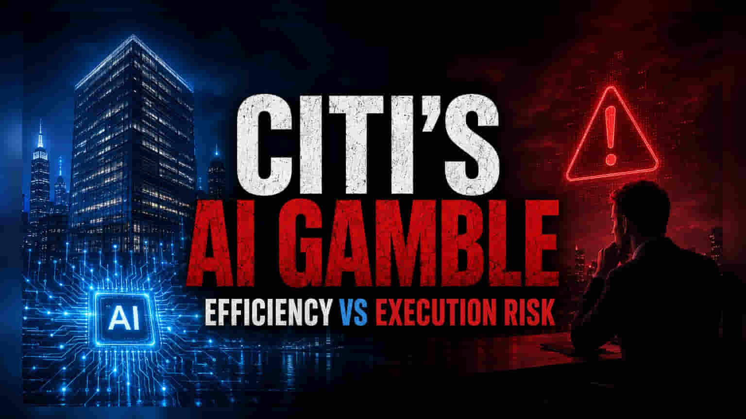 Citigroup ची AI क्रांती: कार्यक्षमतेत वाढ की अंमलबजावणीचा धोका?