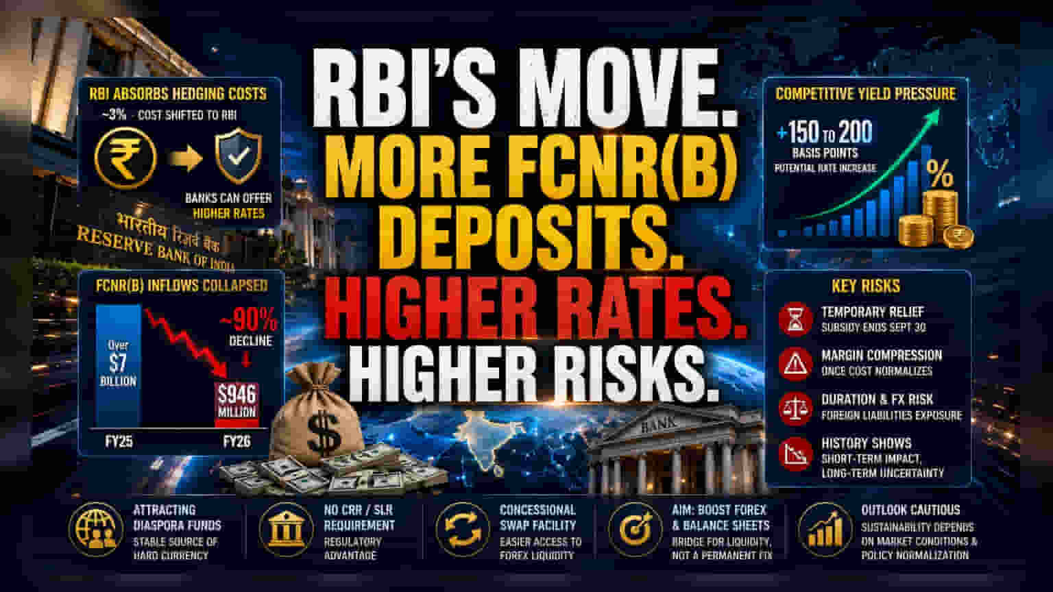 RBI FCNR(B) Hedging Move: Liquidity Boost or Margin Trap?
