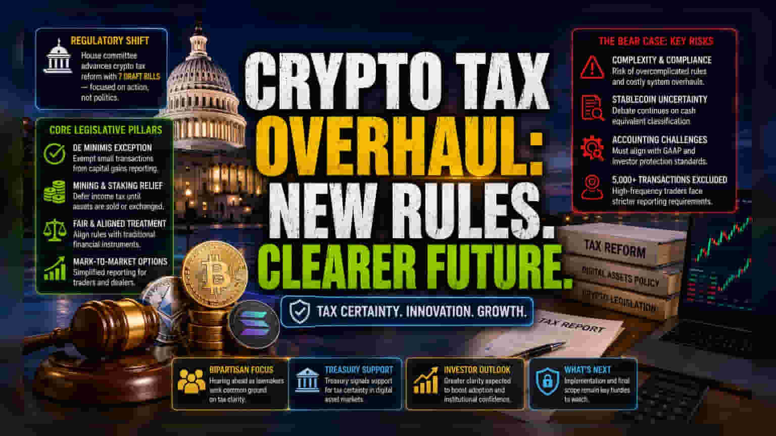 House Ways & Means Unveils Sweeping Crypto Tax Overhaul
