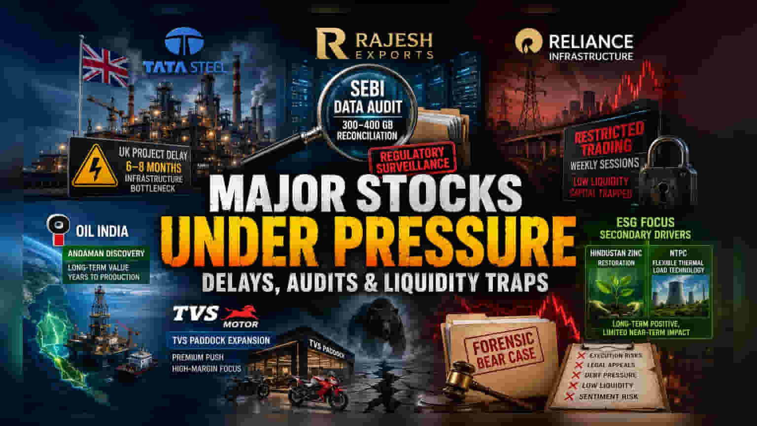 Monday Market Pulse: Tata Steel Delays and Regulatory Headwinds