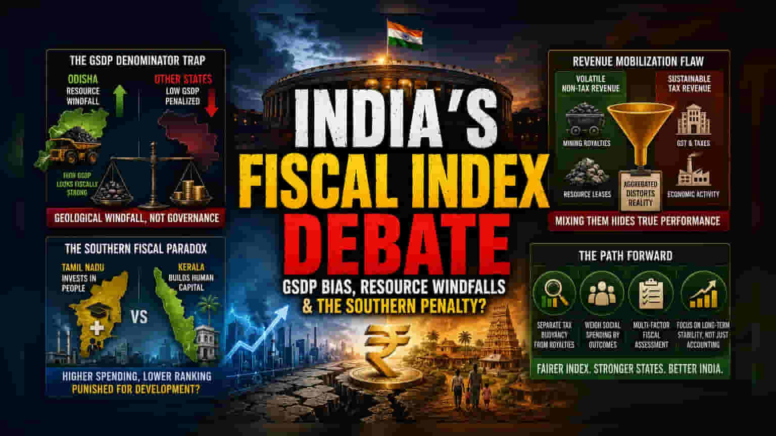NITI Aayog Fiscal Index: ਸਰੋਤਾਂ ਦੇ ਪੱਖਪਾਤ 'ਤੇ ਵਿਵਾਦ!