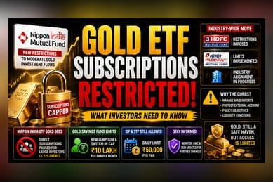 Gold ETFs Hit Inflow Caps as AMCs Move to Curb Large Bets