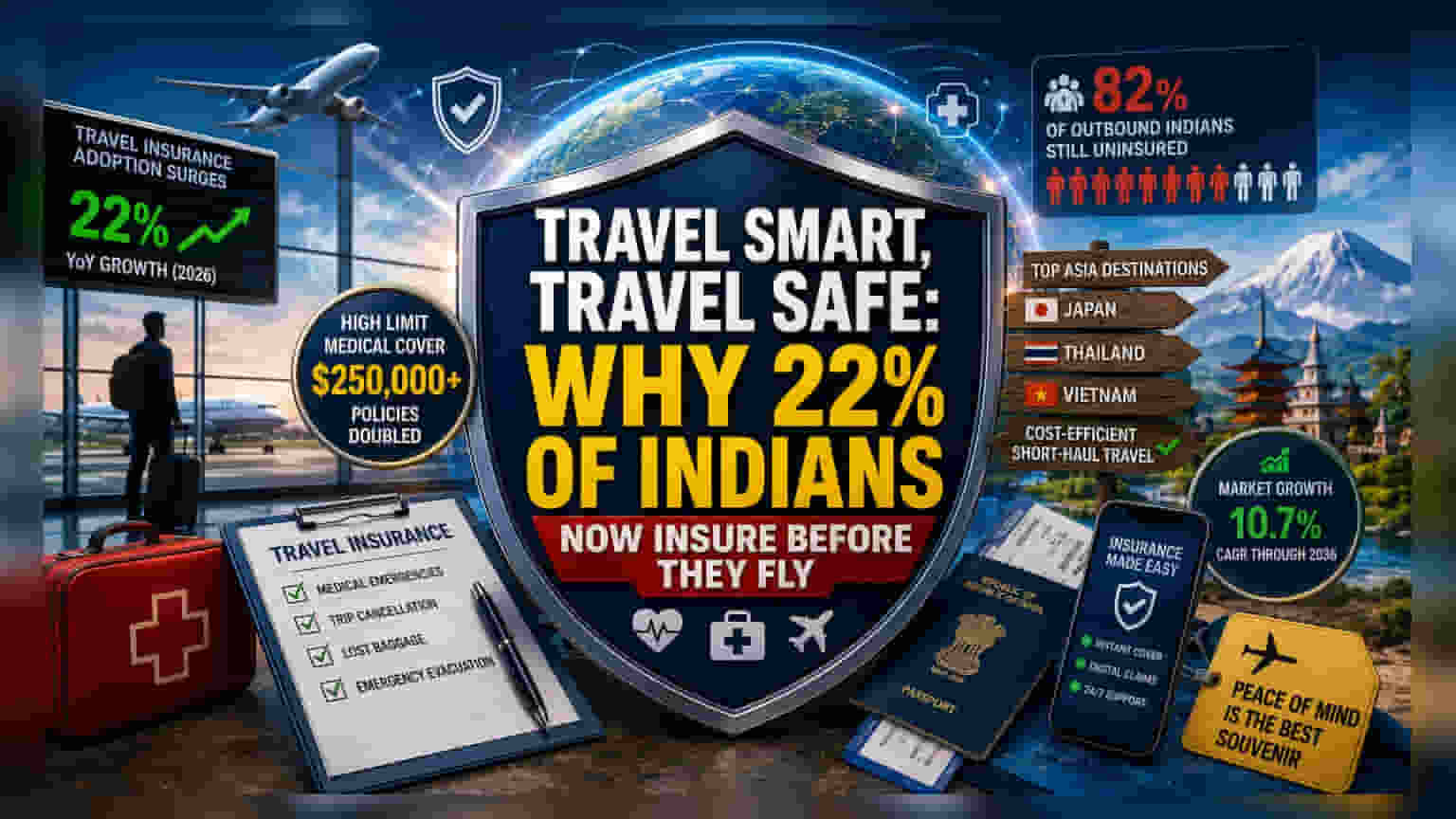 Travel Insurance Demand Jumps 22%, but Protection Gap Persists