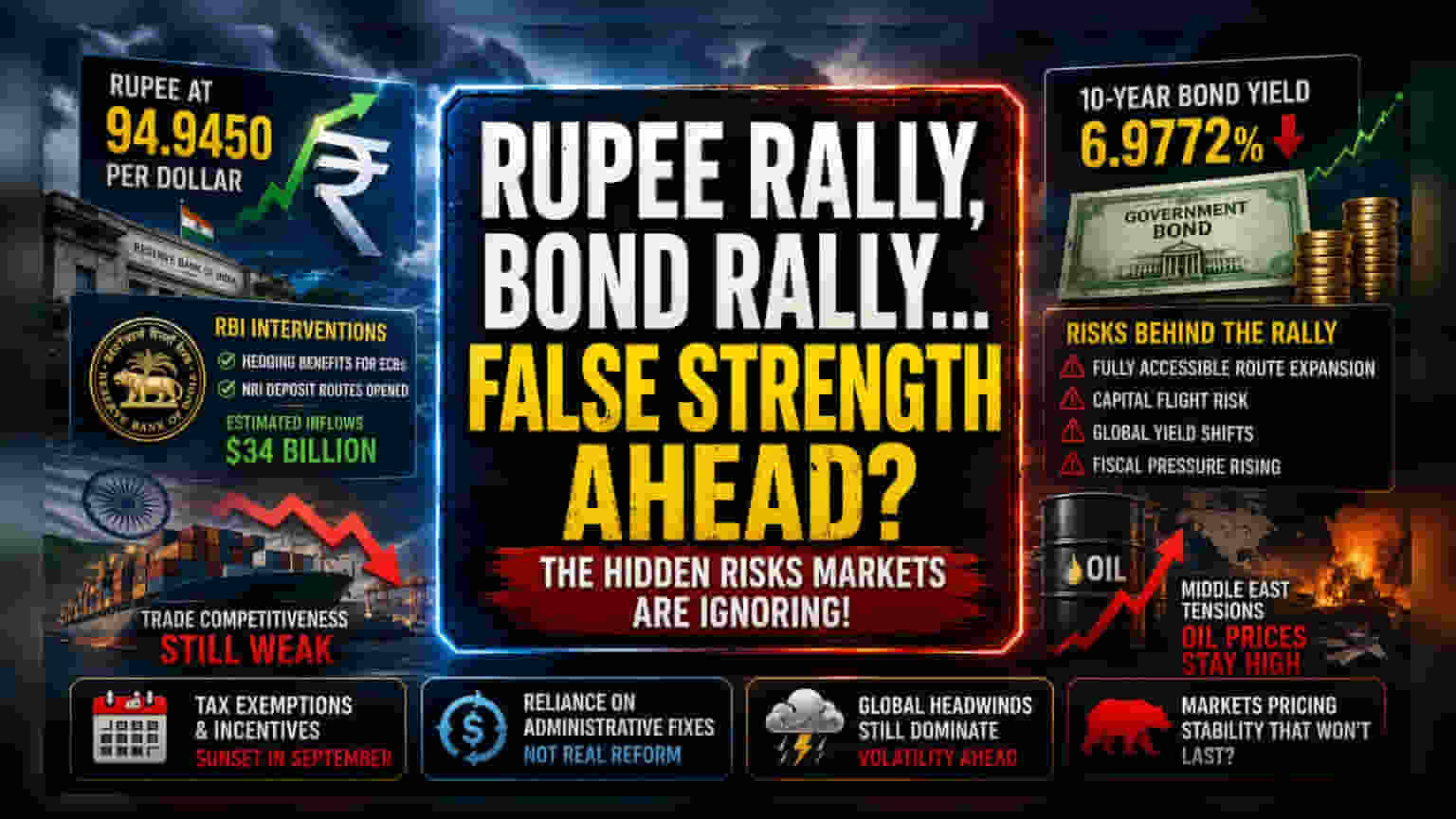 RBI ની નવી રણનીતિ: રૂપિયા અને બોન્ડમાં તેજી, પણ વિદેશી અસ્થિરતાનું જોખમ!