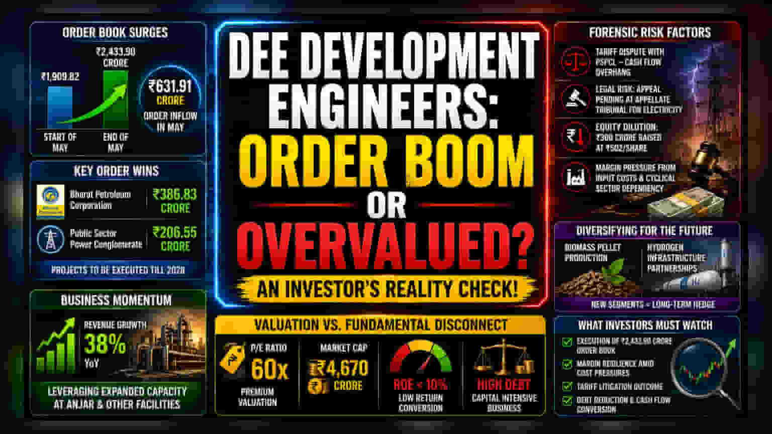DEE Development Engineers: मोठ्या ऑर्डर्स, पण नफ्यावर प्रश्नचिन्ह?