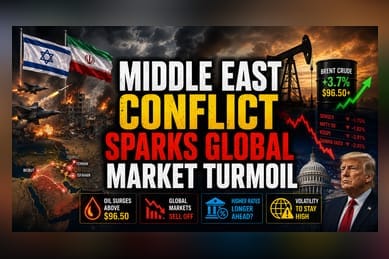 Oil Spikes to $96 as Middle East Conflict Rattles Markets