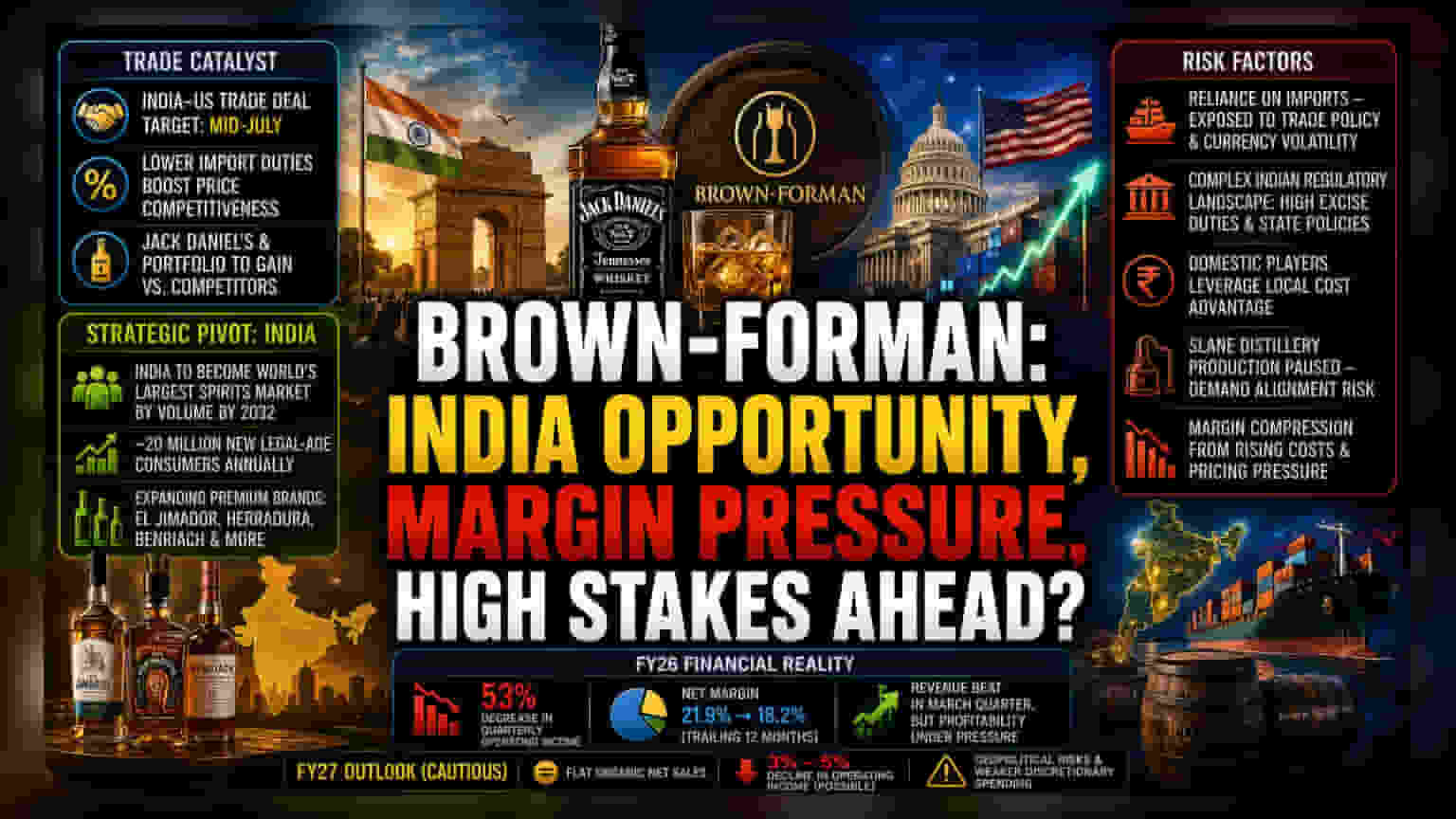 Brown-Forman Pins India Growth on Potential Trade Deal