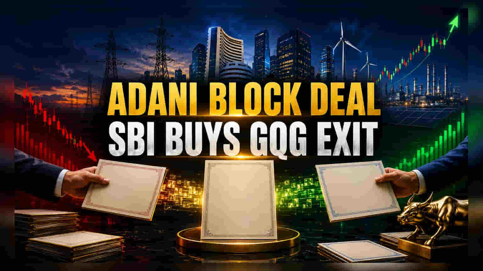 SBI Mutual Fund Absorbs ₹5,750 Crore Adani Stake from GQG