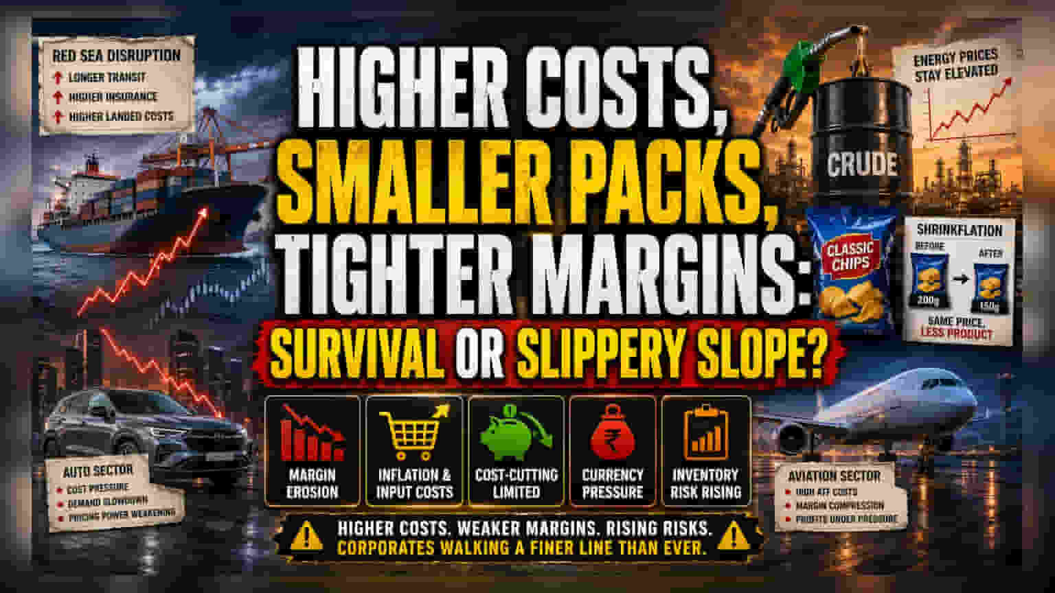 India Inc. Profit Margins Strained by Middle East Supply Chaos