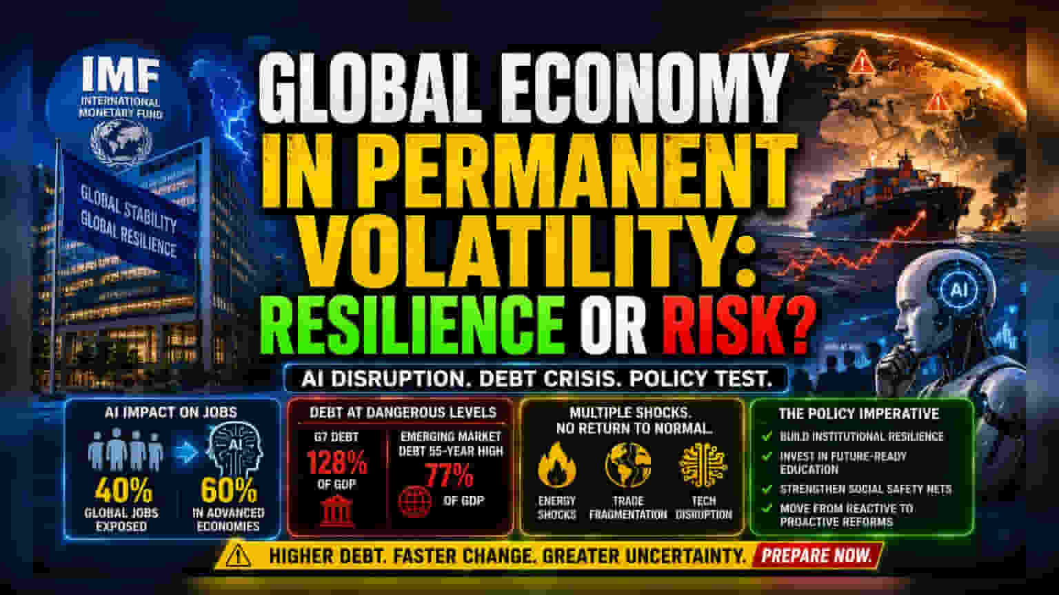 IMF Chief Warns of 'Era of Constant Crises' as AI Risks Loom