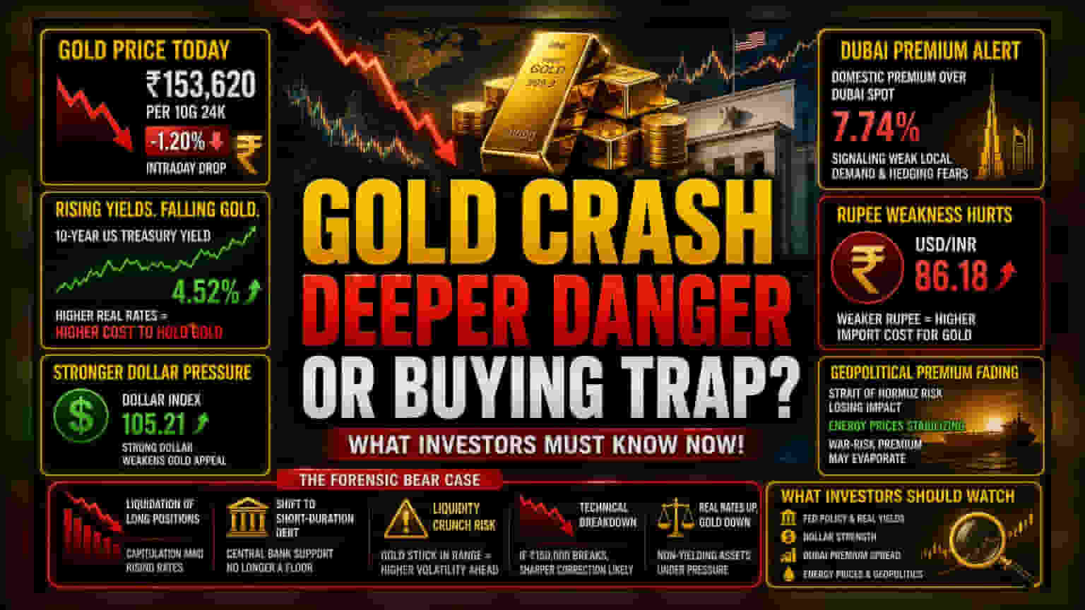 Gold Slides: Why Indian Premiums Are Crumbling Amid Fed Jitters