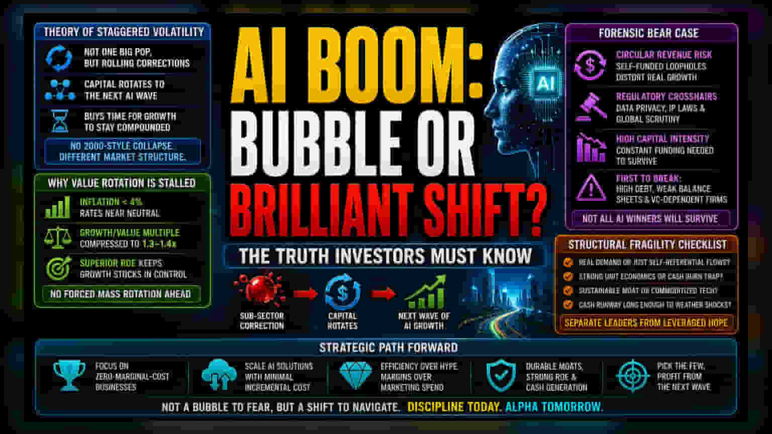 Why AI’s Boom-Bust Cycle Won’t Trigger a Dot-Com Collapse