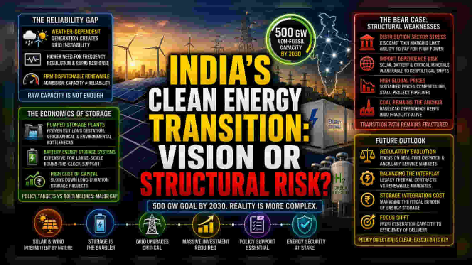 ਭਾਰਤ ਦੀ 500GW ਪਾਵਰ ਖੇਡ: ਗਰਿੱਡ ਸਥਿਰਤਾ ਸੰਕਟ ਕਿਉਂ?