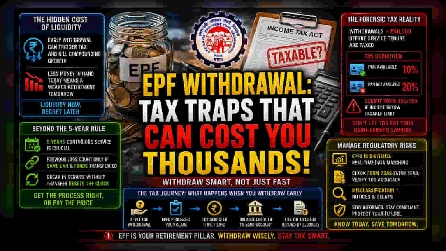 EPF Tax Traps: Why Five Years of Service Is Not Enough