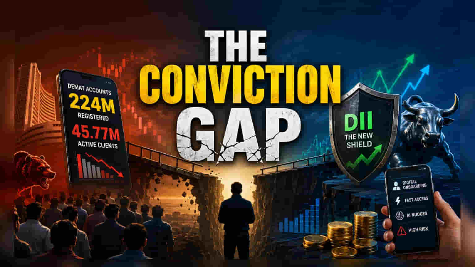 India’s Retail Account Explosion Masks A Hidden Liquidity Trap
