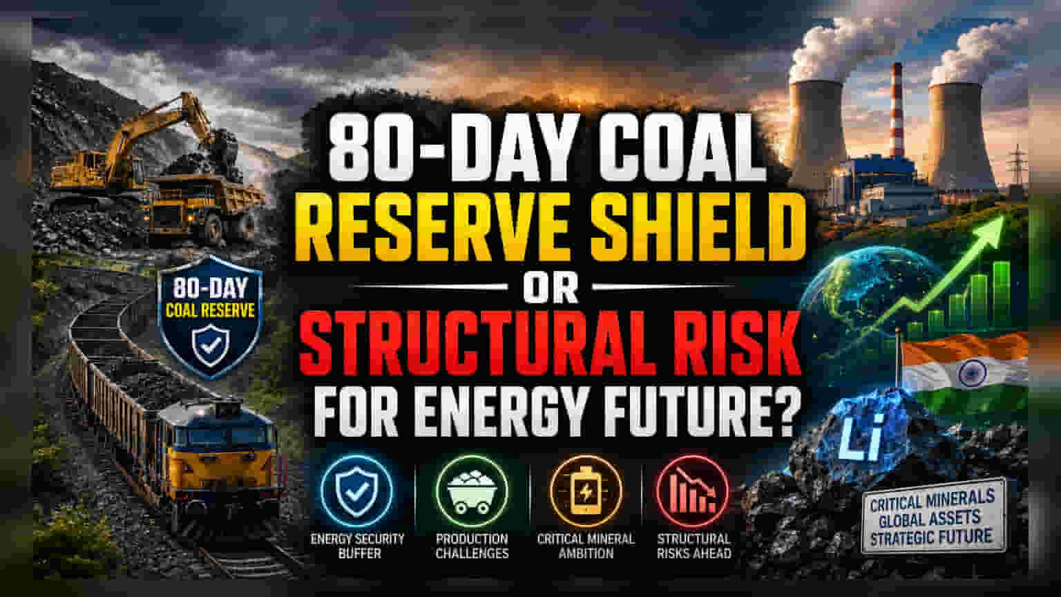 Coal India’s 80-Day Reserve Buffer Faces Monsoon Test
